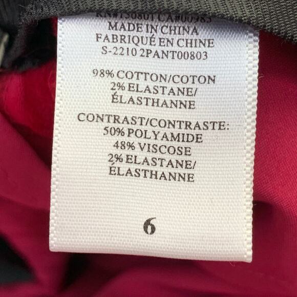 A.L.C. Size 6 Raspberry Red Velvet Peak Lapel Double Breasted Pantsuit - Picture 14 of 14